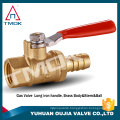 Brass gas valve